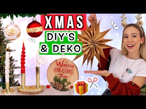 DIY WEIHNACHTS DIY's + DEKO 🎁 WEIHNACHTS DEKO SELBER BASTELN 2020 - Cali Kessy
