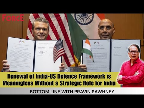 Renewal of India-US Defence Framework is Meaningless Without a Strategic Role for India
