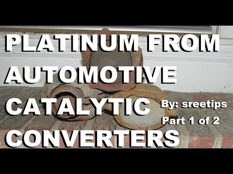 Platinum Recovery From Automotive Catalytic Converters Part 1of2