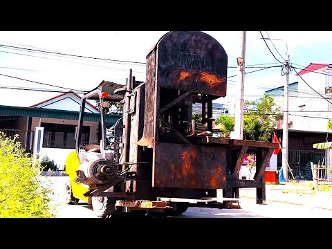 Giant combination sawmill restored from Mr Truong's Workshop // Nishino 3 in 1-1500A Restoration