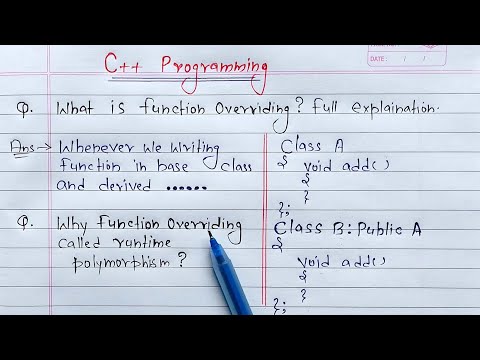 Function Overriding in C++ | Learn Coding