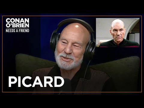 Sir Patrick Stewart's Shakespearean Approach To Jean-Luc Picard | Conan O'Brien Needs A Friend