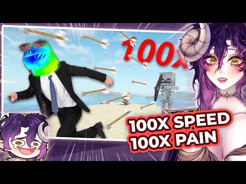 He Did The IMPOSSIBLE || Martincitopants Can You Beat Minecraft At 100x Speed Reaction