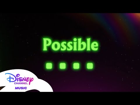 "Possible" Official Karaoke w/ Lyrics From ZOMBIES 4: Dawn of the Vampires! 🎤💚 | @disneychannelmusic