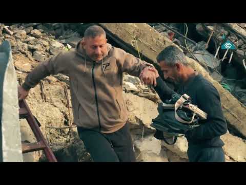 When buildings collapse - A Gaza's Voice Report 🇵🇸🎥 #gazasvoice #gazajournalists