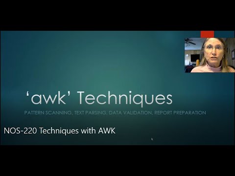 Techniques with AWK