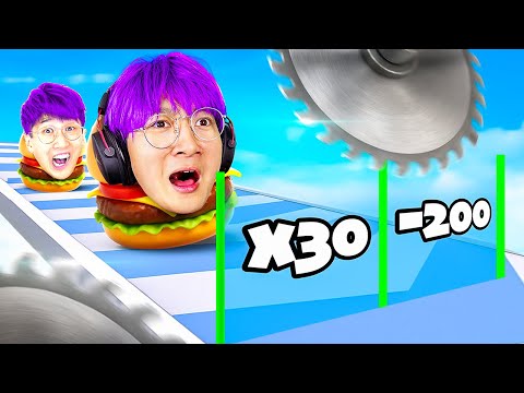 We Have To PROTECT The FOOD...OR ELSE! (LANKYBOX Plays CUTIE BURGER FOOD RUN!)