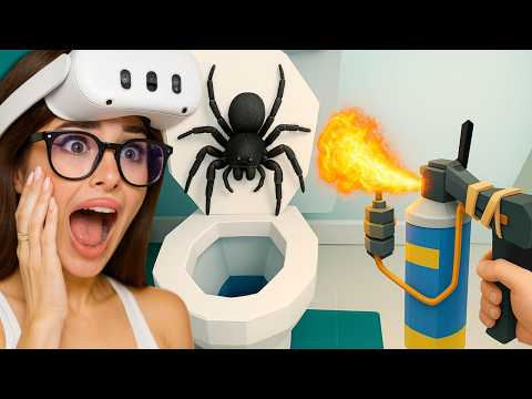 This SPIDER Was Hiding in My Toilet… (VR)