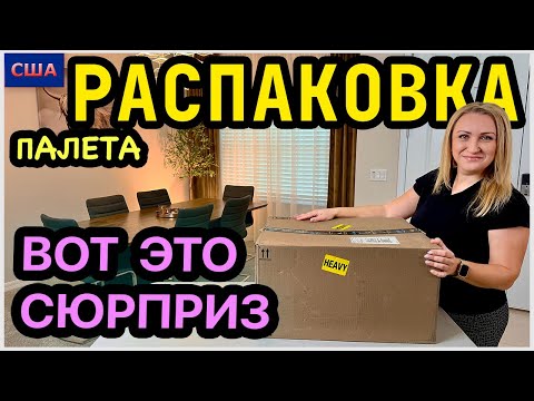 Unpacking a pallet. We need little things like these 👍 Surprise in the box 🎁 Amazon. USA, Florida