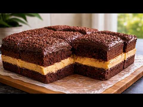 Easy Chocolate Cake recipe! For Peanut Butter and Chocolate Lovers!