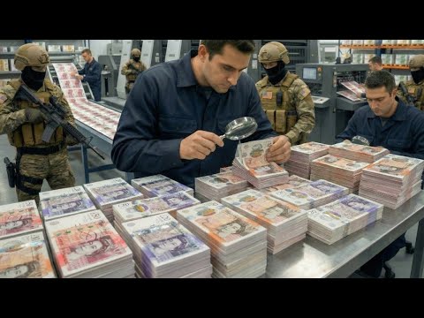 Inside Britain’s Pound Factory: How UK Banknotes Are Designed and Printed (Full Process)