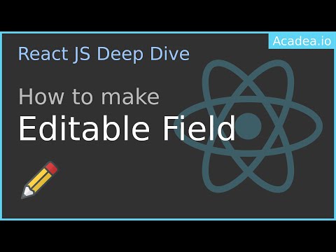 Ep36 - Editable Field in React