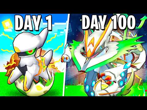 I Spent 100 DAYS In FUSION POKEMON Pixelmon! (Minecraft Mod)