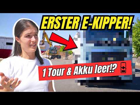 Scheitert der E-Kipper⚡️im Baustellen-Test? Voll & leer = gleicher Verbrauch?
