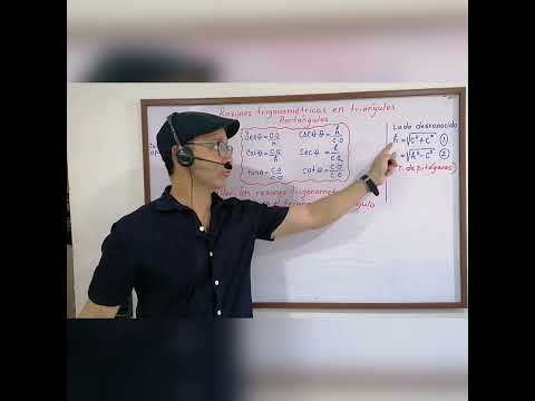 Razones Trigonométricas en TRIÁNGULOS RECTÁNGULOS.