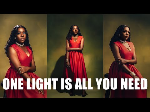 How to Get STUNNING Portraits with Just ONE Light