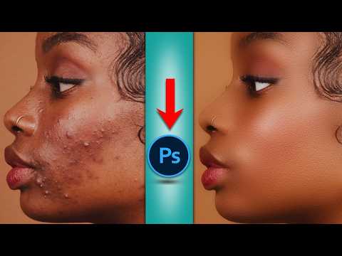 How to smooth skin in an image in Photoshop.