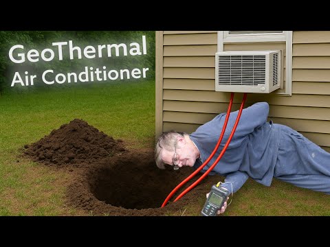 Turning a $150 AC Into a Super-Efficient Geothermal Unit!