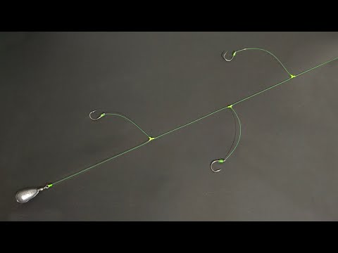 How to Tie No Tangle 3 Hook Fishing Line