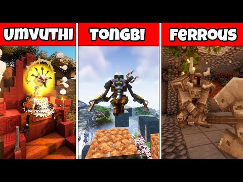 I KILLED New Bosses Mowzie’s Mobs in Minecraft Survival 2025!