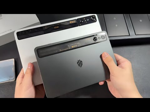 Red Magic Gaming Tablet 3 Pro Unboxing: 9-inch Screen + 90.1% Screen-to-Body Ratio + Flat Back Cover