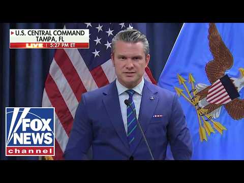 Hegseth gives major update on Iranian conflict