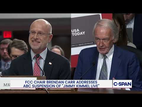 Sen. Markey to FCC Chair Brendan Carr: "You should resign."