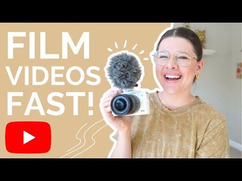 FILMING 4 YOUTUBE VIDEOS IN 3 HOURS! How I batch film YouTube videos on one day every month