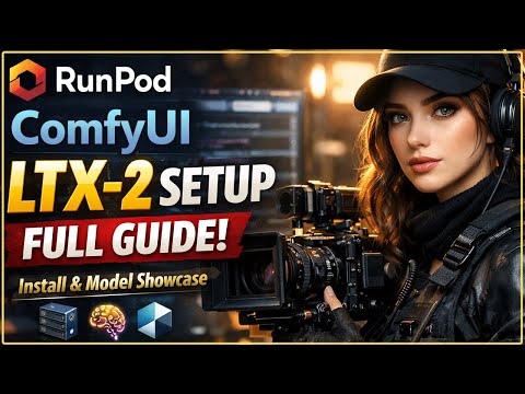 RunPod ComfyUI LTX-2 Setup (FULL GUIDE) | Install & Model Showcase
