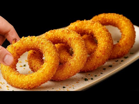 I'm never frying onions again! Nobody knows this recipe – Super crispy onion rings!
