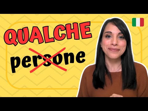 DON'T make this mistake! How to use QUALCHE in Italian