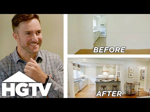 Modern Bachelor Pad Remodel with HUGE Kitchen | Hometown | HGTV