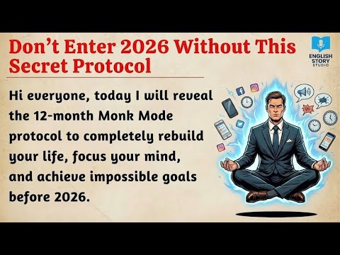 Don’t Enter 2026 Without This Secret Protocol  | Learn English Through Story