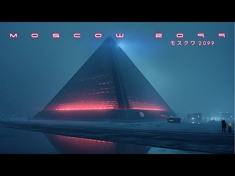MOSCOW 2099: Blade Runner Ambience | Cyberpunk Ambient Music - Deep Synthwave Focus & Sleep | 2 HOUR