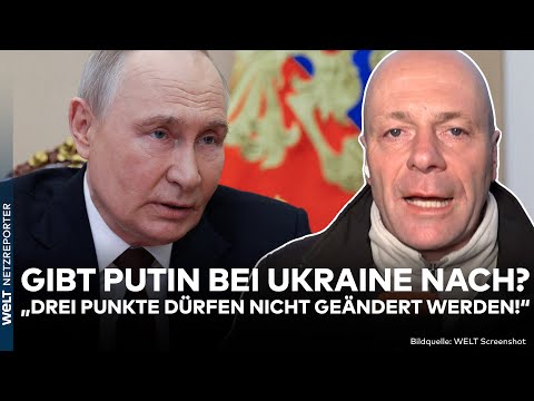 UKRAINE-KRIEG: Putins drei Punkte! Das darf im Friedensplan mit Russland nicht geändert werden