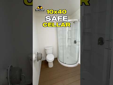 10x40 Safe Cellar #atlassurvivalshelters #construction #bombshelter #bunker #bombsheltersupply l