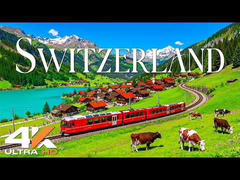 Switzerland 4K | A Journey Through Majestic Alps, Crystal Lakes & Timeless Villages - 4K Video