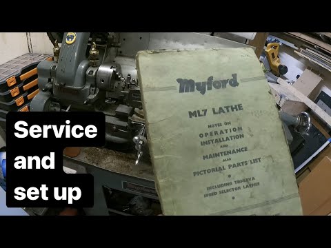 Myford ml7 Lathe service and set up