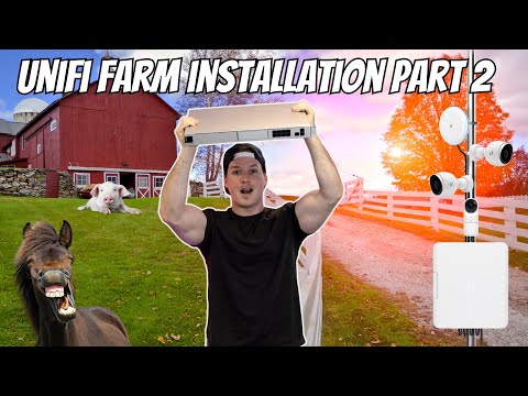 Unifi Network Install: Farm House WIFI And CCTV Part 2