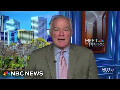 Tim Kaine calls on Trump to 'dial back the rhetoric' after US jet is downed in Iran: Full interview