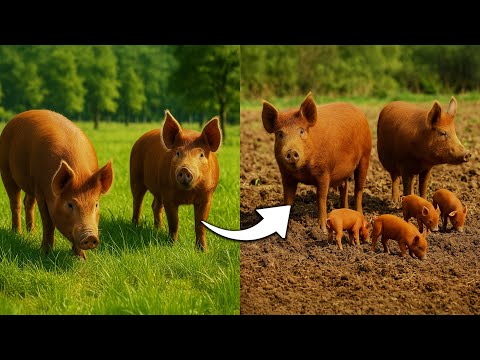 Watch What Happens When Tamworth Pigs Go WILD!