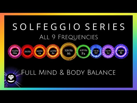 Deep Sleep | All 9 Solfeggio Frequencies | Black Screen | Binaural Beats