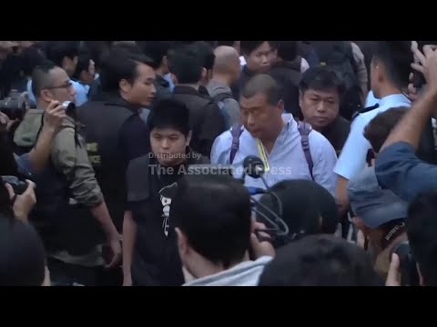 Son of Hong Kong media tycoon Jimmy Lai pledges to keep fighting for father's freedom