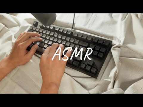 도각거리는 소리의 조용한 키보드 ASMR