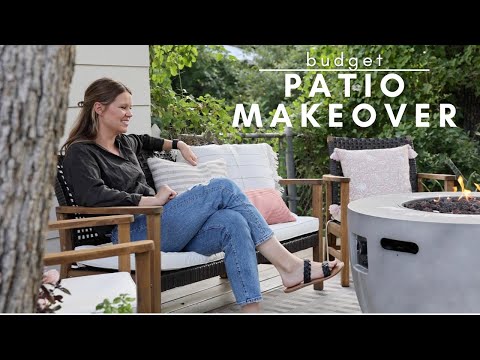 Budget Friendly Patio Makeover // Deck Stripping And Staining // One Week Outdoor Makeover