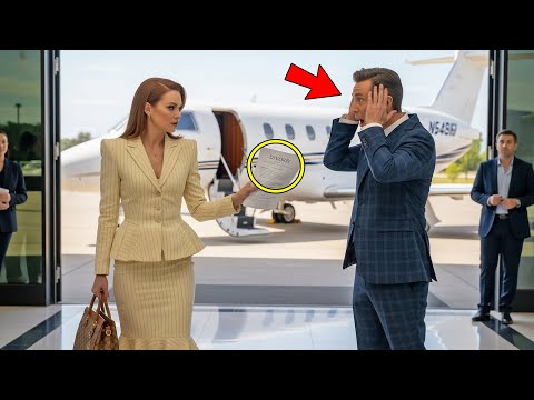 She Signed The Divorce Quietly — Then Shocked Everyone Arriving In The Billionaire’s Jet