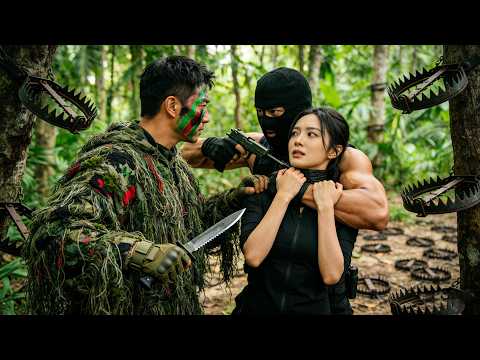 Cunning drug lord sets traps everywhere, but special forces see through and storm the lair.