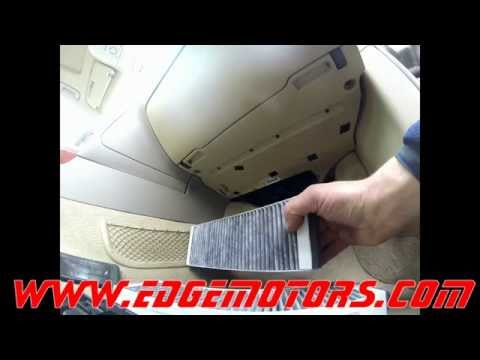 2005-2011 Audi A6 cabin air/pollen filter replaement DIY by Edge Motors