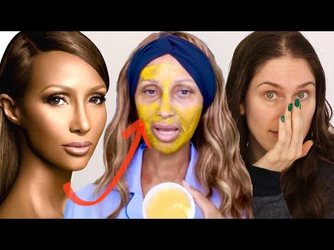 Reacting To Iman’s LUXURY DIY $1500.00 Skincare Routine