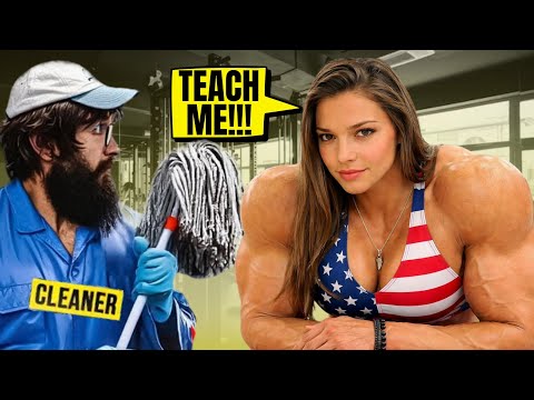 Cleaner DESTROYS bodybuilder During Warm Up 😮 | Anatoly GYM PRANK
